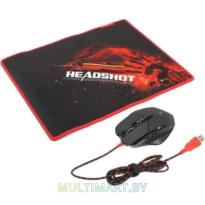 Игровая мышь + коврик A4Tech BLOODY V7M71